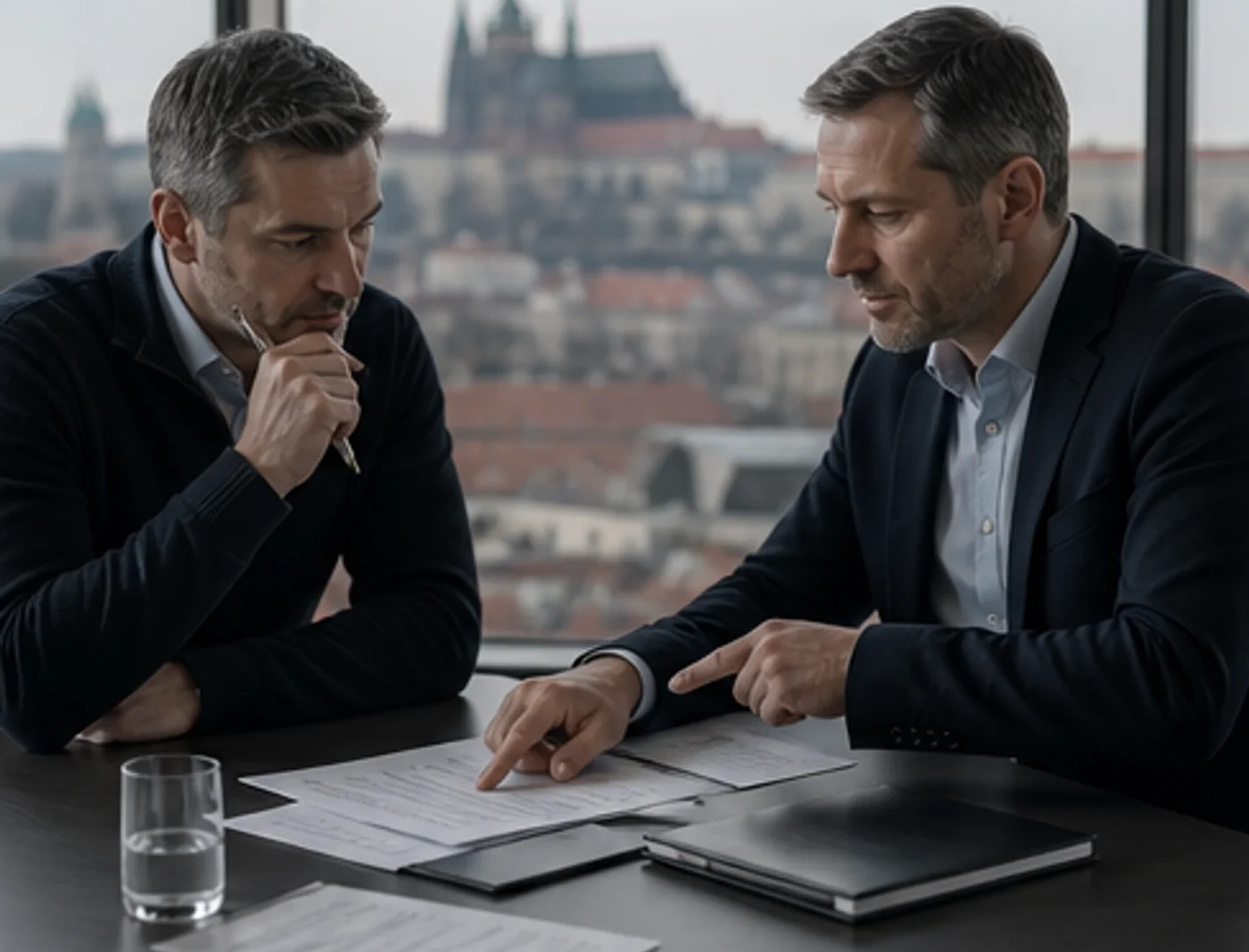 Investor a vedoucí prověření klidně rozhodují o dalším postupu nad risk memem.
